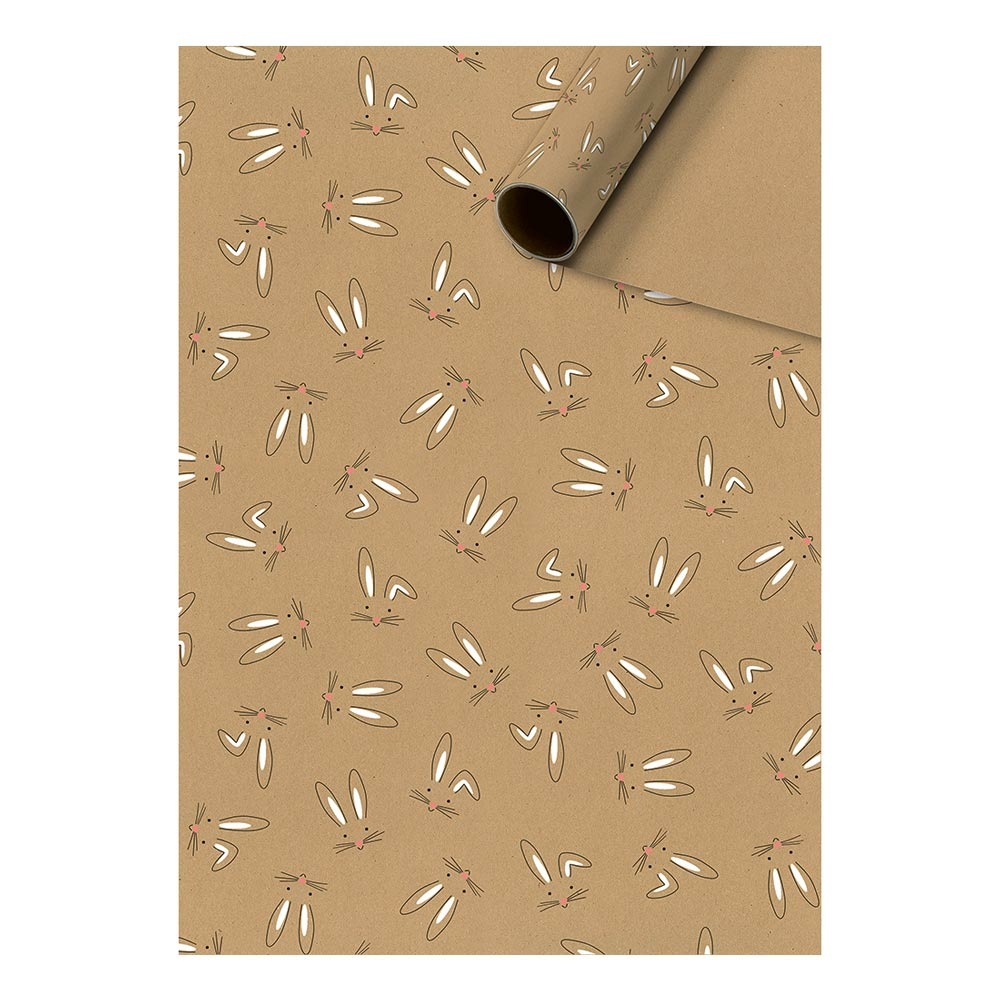 Geschenkpapier „Bunny“ 70x200cm weiss