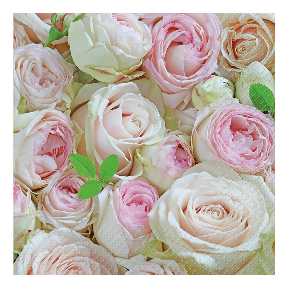 Servietten „Lova“ 33x33cm rosa hell