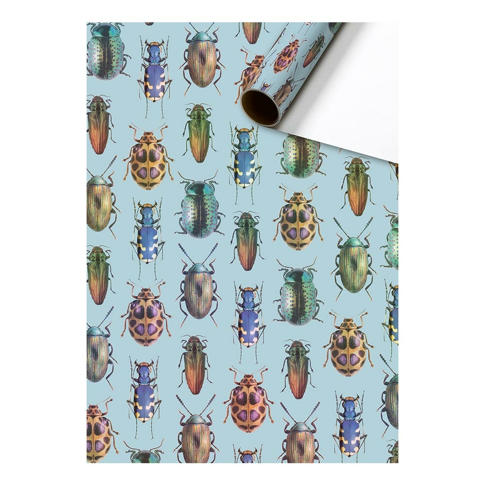 Geschenkpapier „Mariet“ 70x150cm blau hell