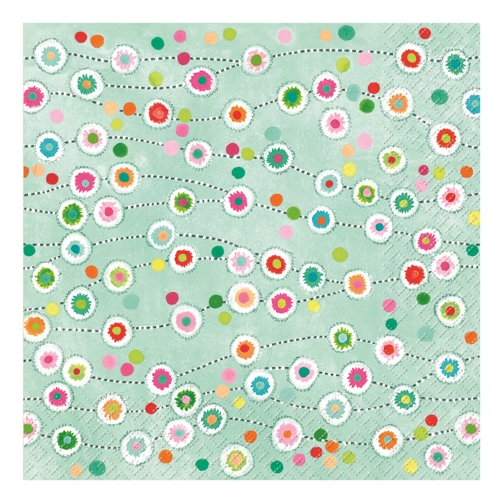 Servietten „Jolie“ 33x33cm mint