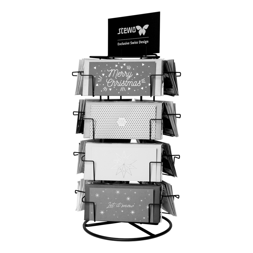 Geschenkkarten-Drehdisplay schwarz