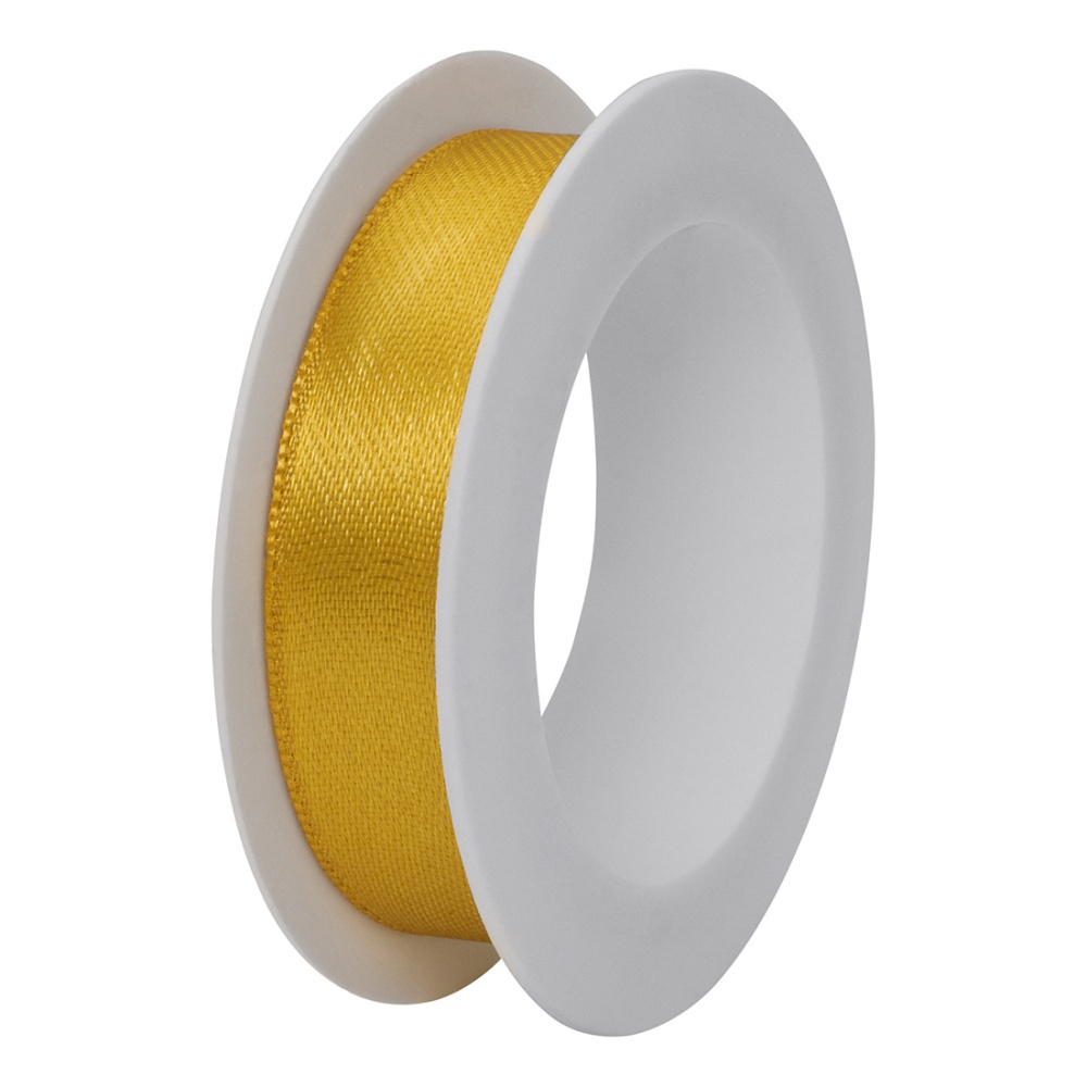 Satin Spule 15mmx3m gold
