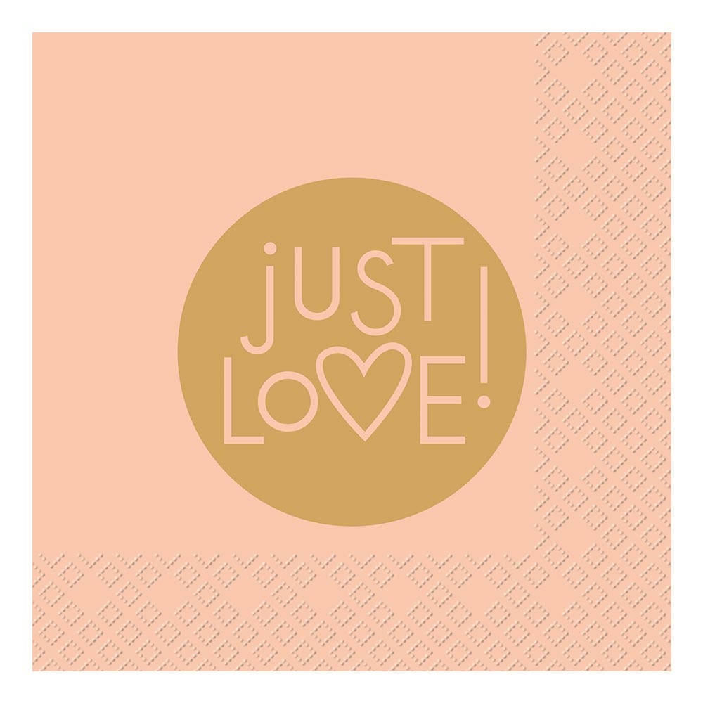 Serviette „Amita“ 33x33cm rosa