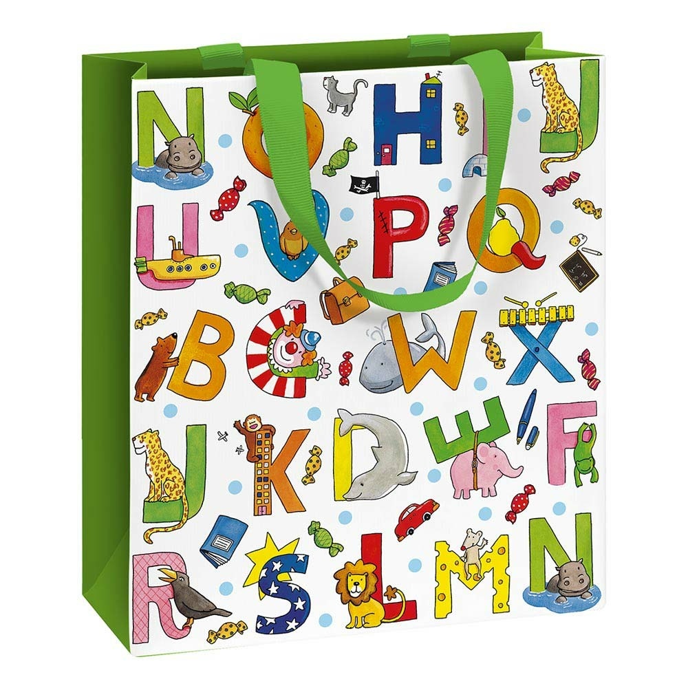 Geschenktasche „Mick“ 18x8x21cm grün