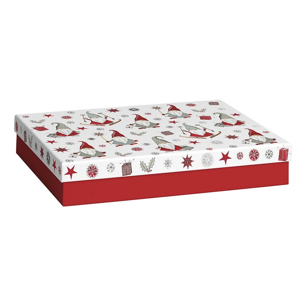 Geschenkbox "Nisse" A4+ rot 