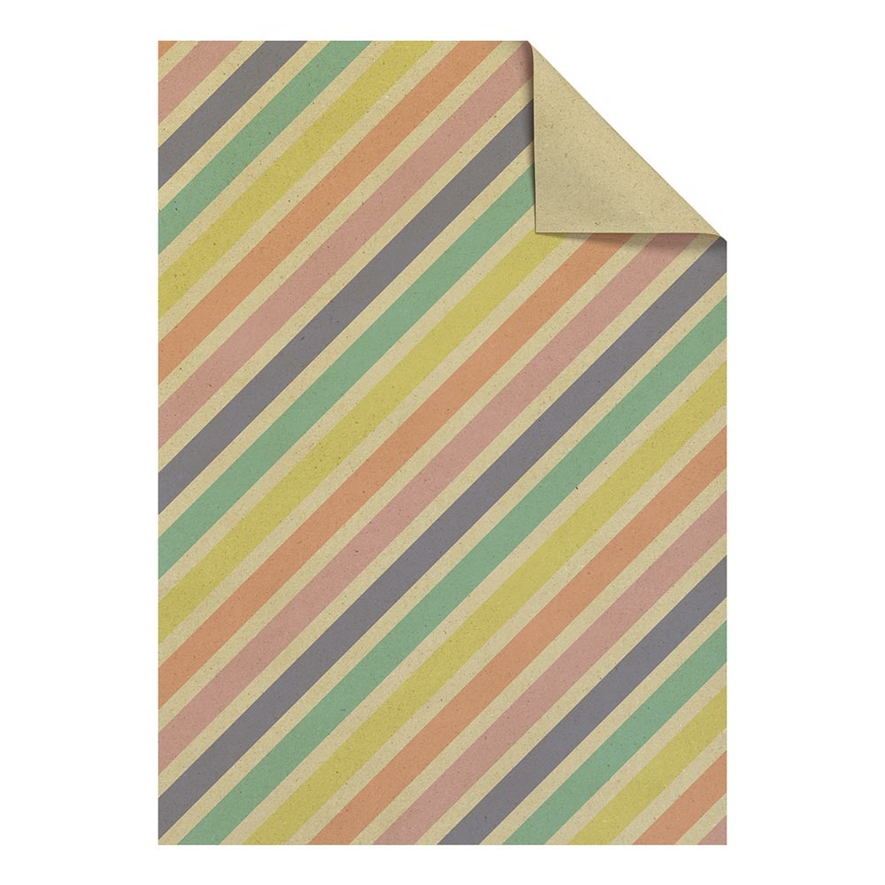 Geschenpapier-Bogen „Pan“ 100x70cm gelb