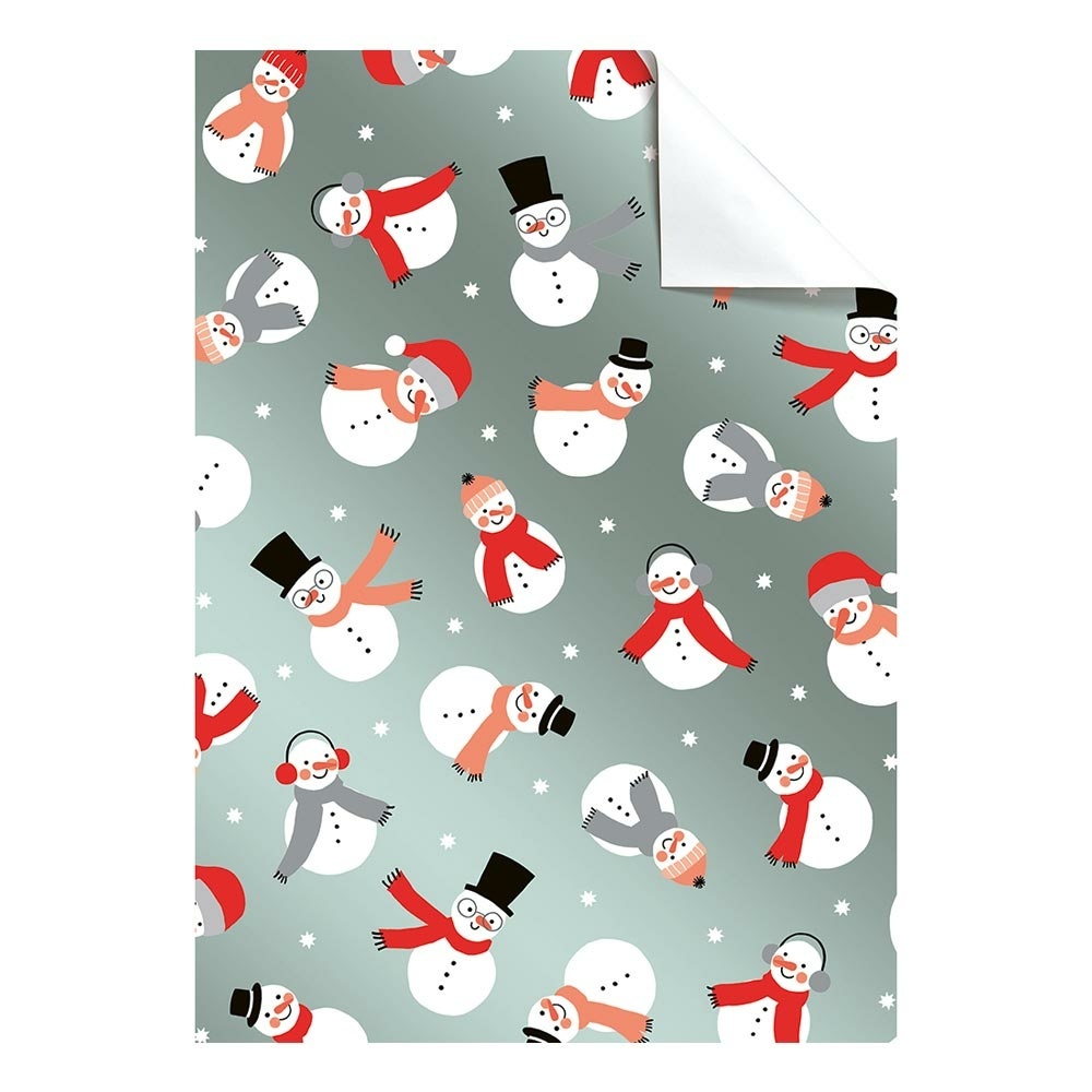 Geschenkpapier-Bogen „Dalton“ 50x70cm mint