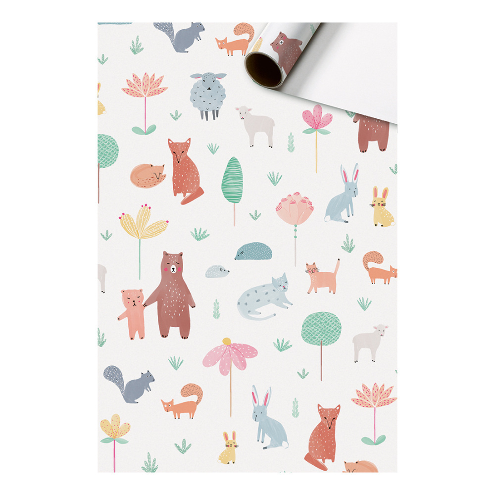 Geschenkpapier „Kiriko“ 70x200cm braun