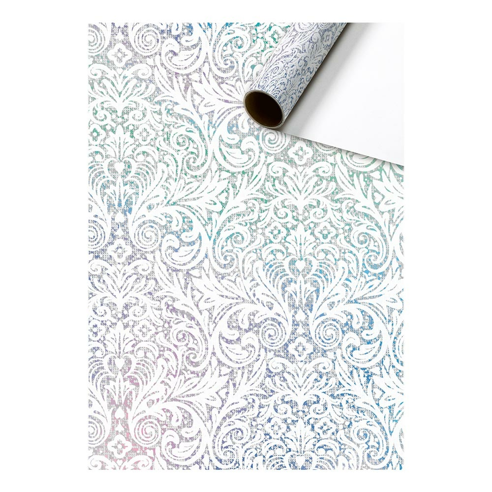 Geschenkpapier „Oda“ 70x150cm silber