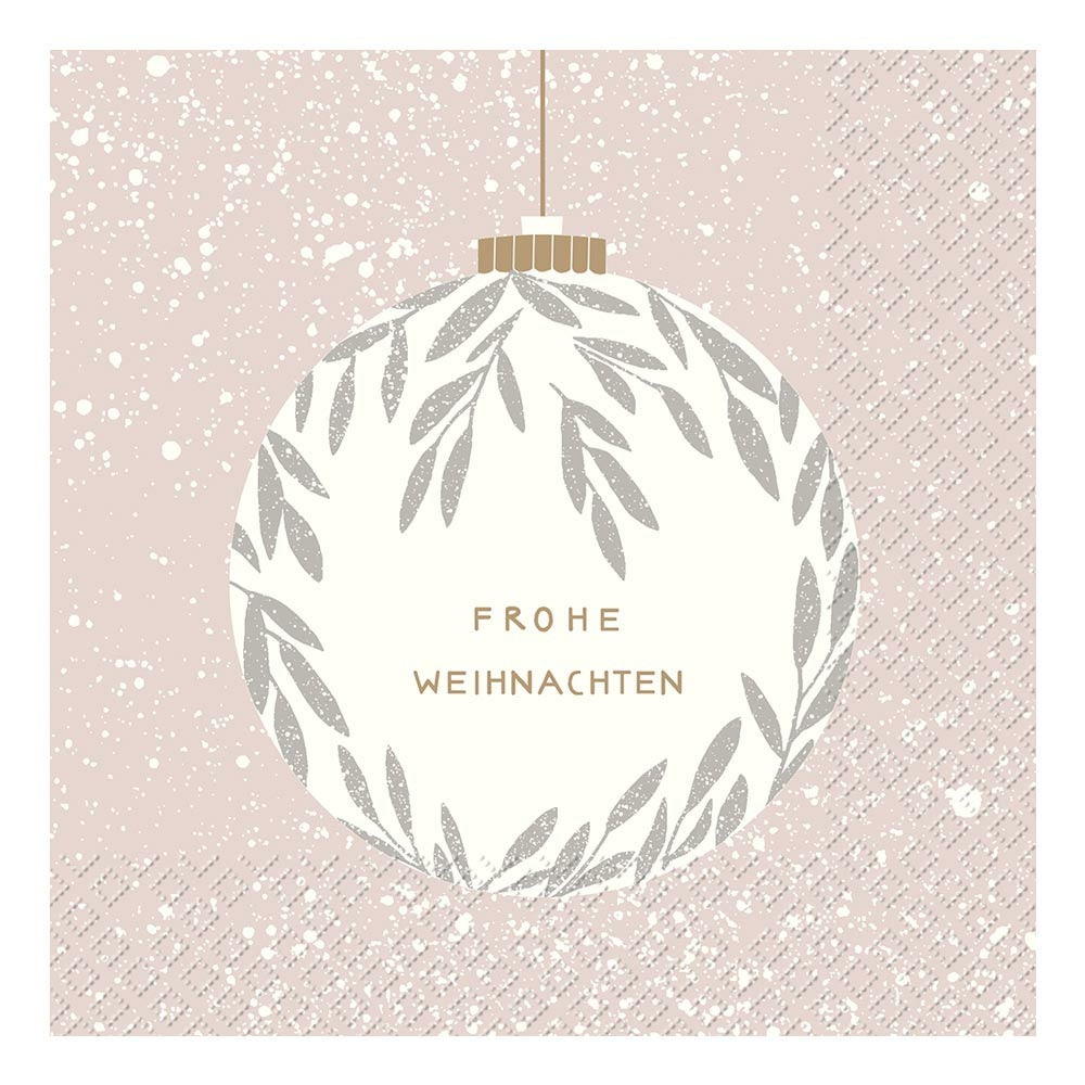 Serviette "Valerie" 33x33cm rosa