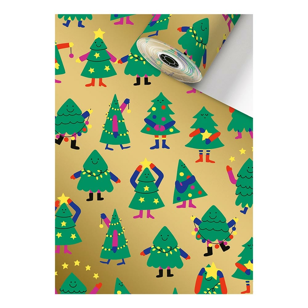 Geschenkpapier-Sécaré Rolle "Basko" 0,3x250m gold