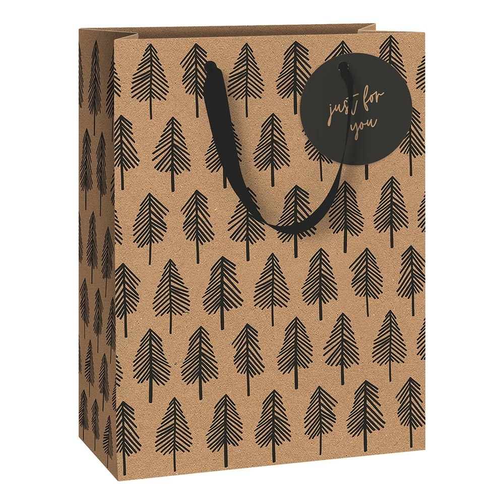 Geschenktasche "Weren" 23x13x30cm schwarz