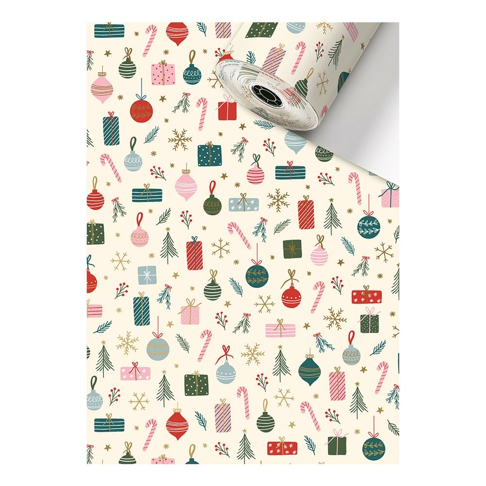 Geschenkpapier-Sécaré Rolle "Noah" 0,3x250m beige