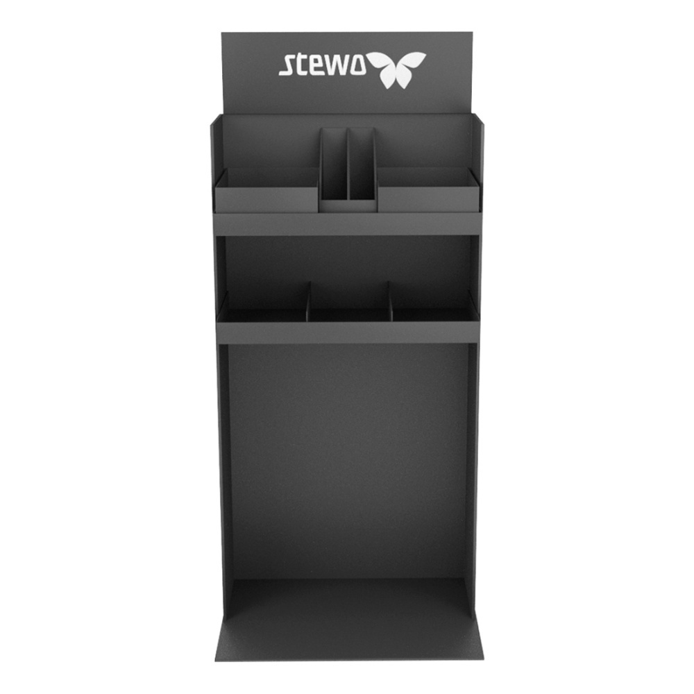 Kartondisplay 1/4 Palette 60x40x140cm schwarz