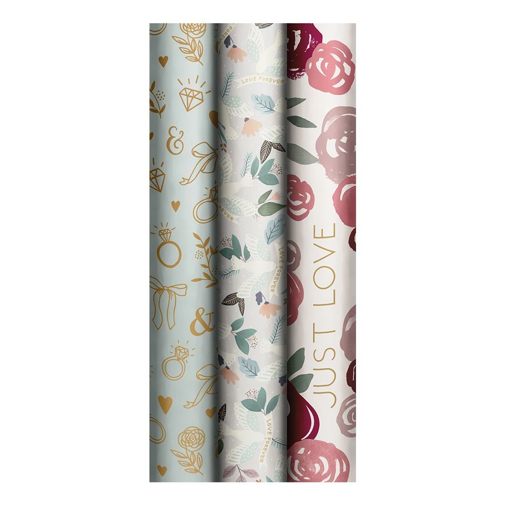 Geschenkpapier „Happy Wedding“ 70x200cm 