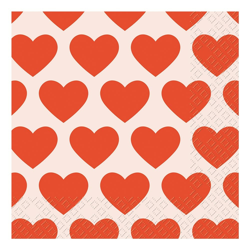 Serviette „Askja“ 33x33cm rosa hell