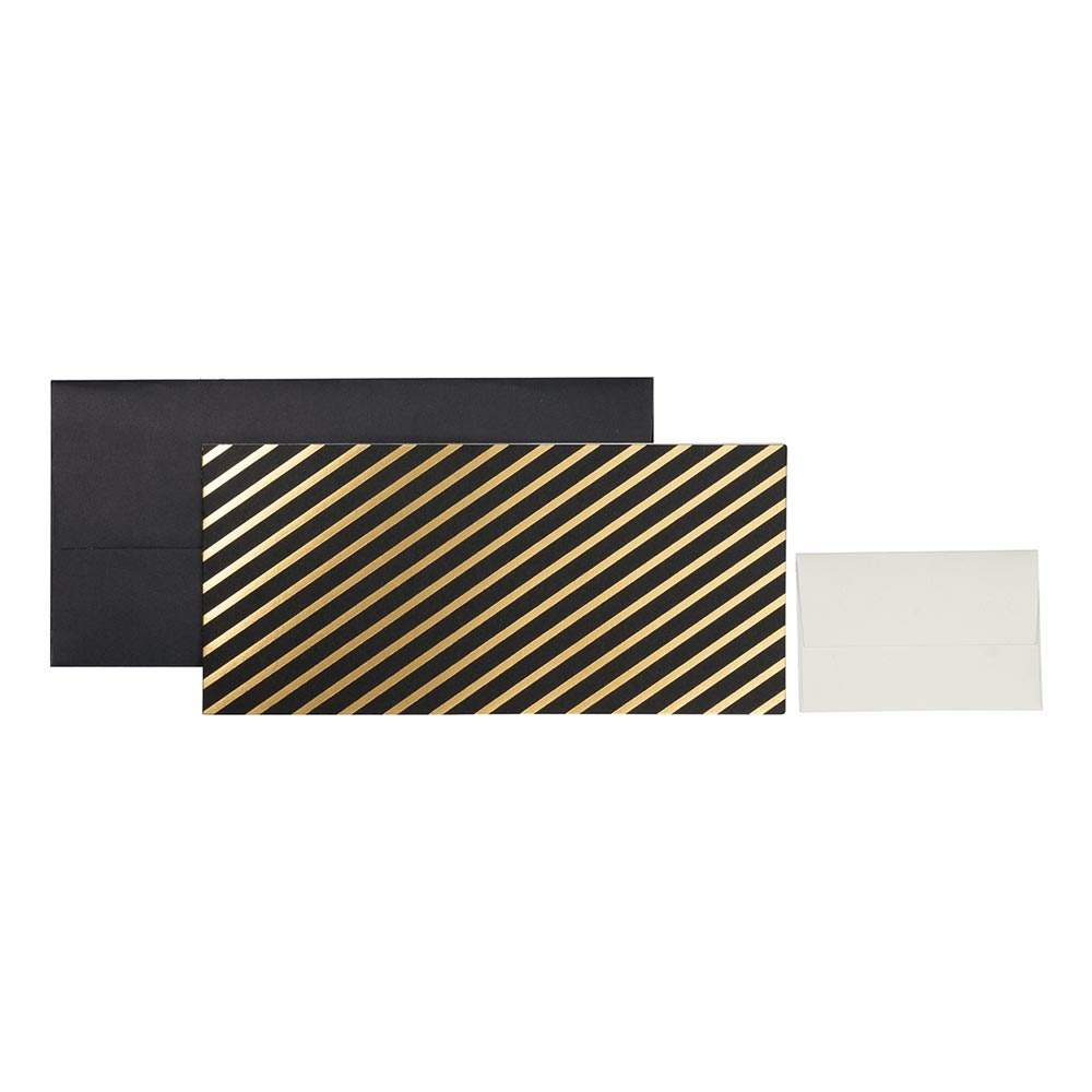 Geldgeschenkkarte "Stryge" 23x11cm schwarz