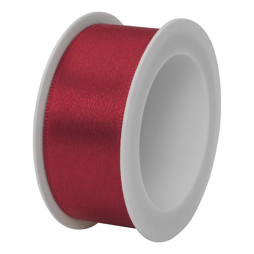 Satin Spule 25mmx3m bordeaux