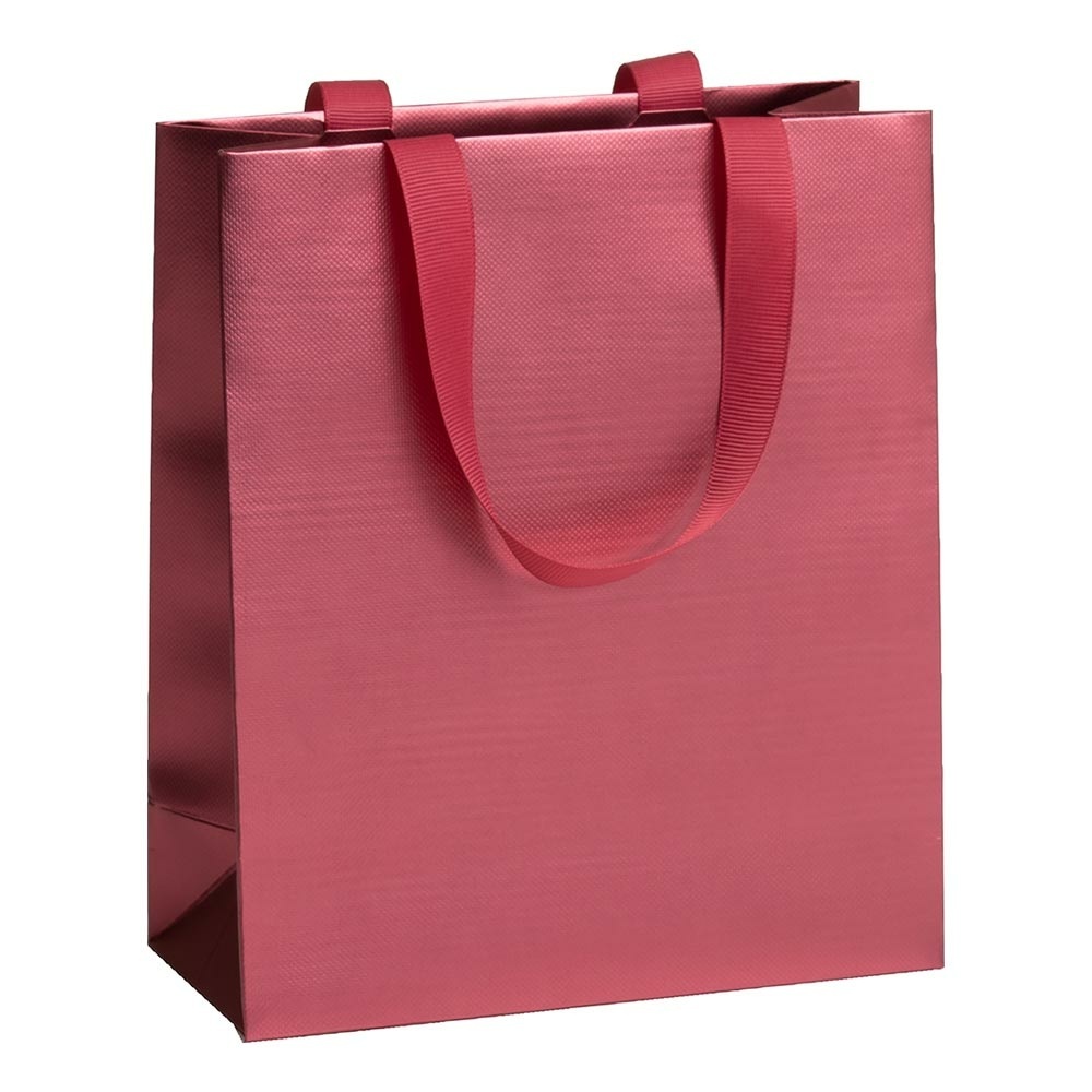 Geschenktasche „Sensual Colour“ 18x8x21cm bordeaux