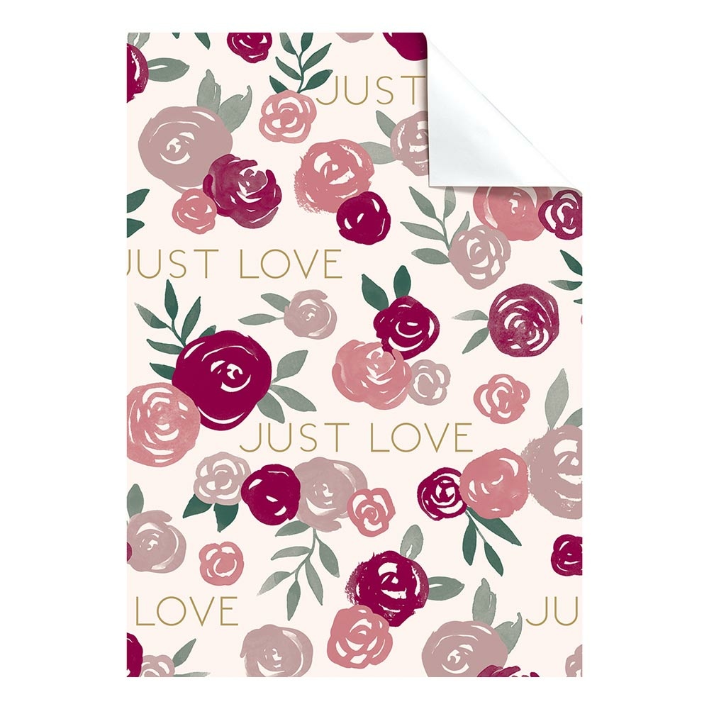 Geschenpapier-Bogen „Aliza“ 100x70cm rosa hell