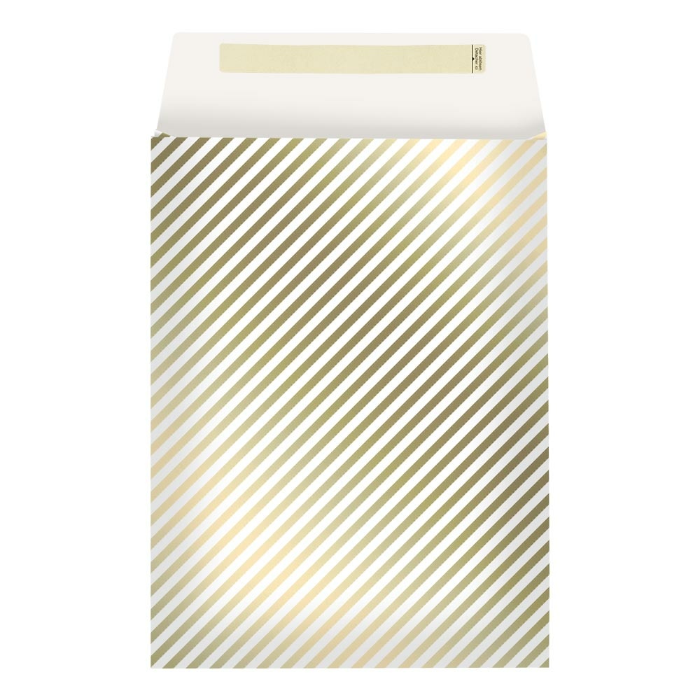 Geschenkbeutel „Stribe“ 22x5x30 + 6cm gold