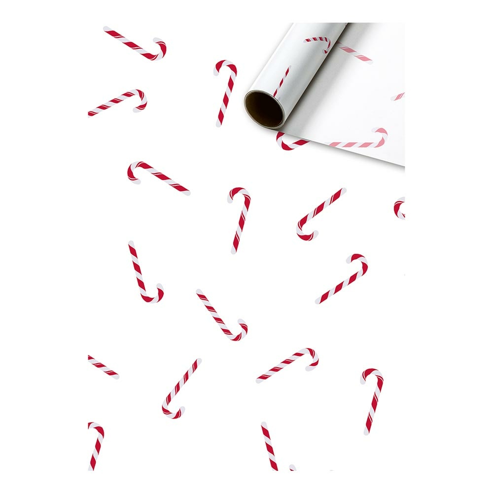 Seidenpapier "Candy Cane" 50x500cm rot