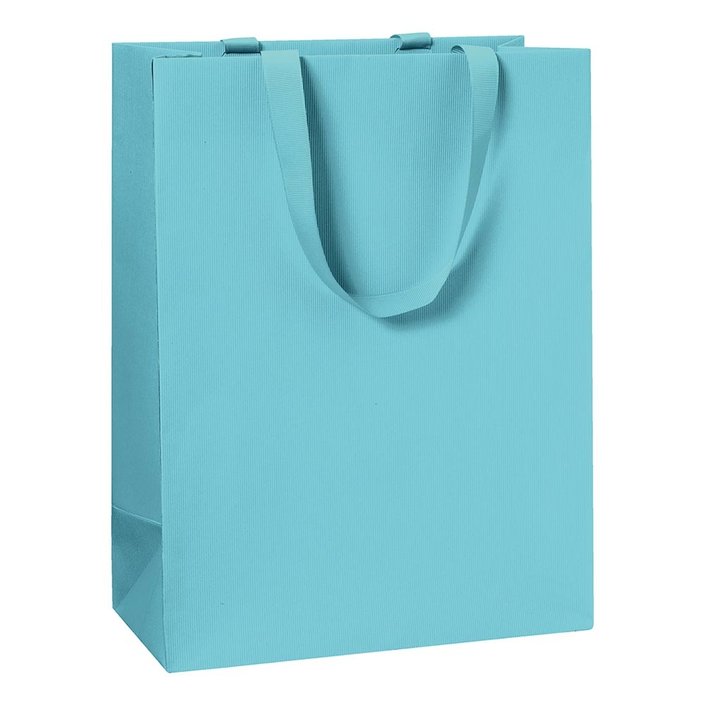 Geschenktasche „One Colour“ 23x13x30cm blau hell
