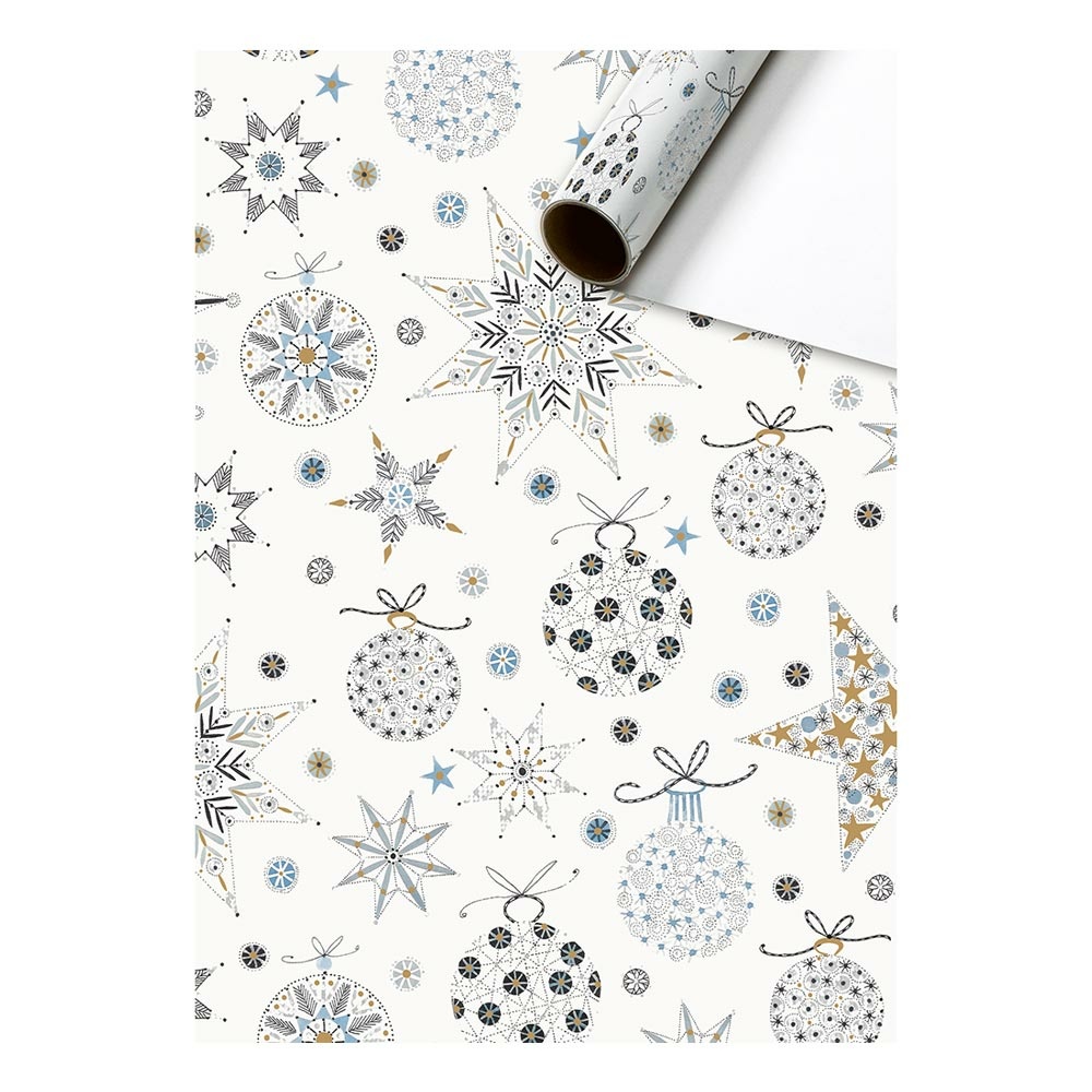 Geschenkpapier "Junis" 70x150cm silber