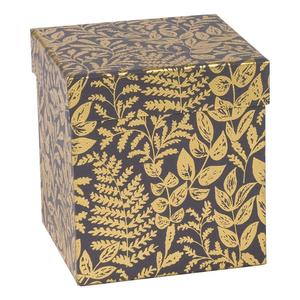 Geschenkbox "Julie" 11x11x12cm blau dunkel