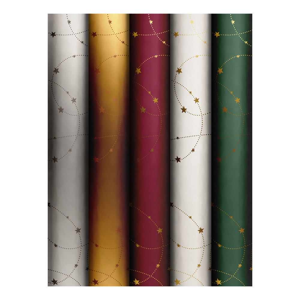 Geschenkpapier-Sortierung „Star Circle“ 70x500cm