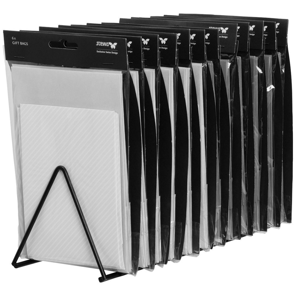 Triangel Präsenter 10,5x10x35cm schwarz