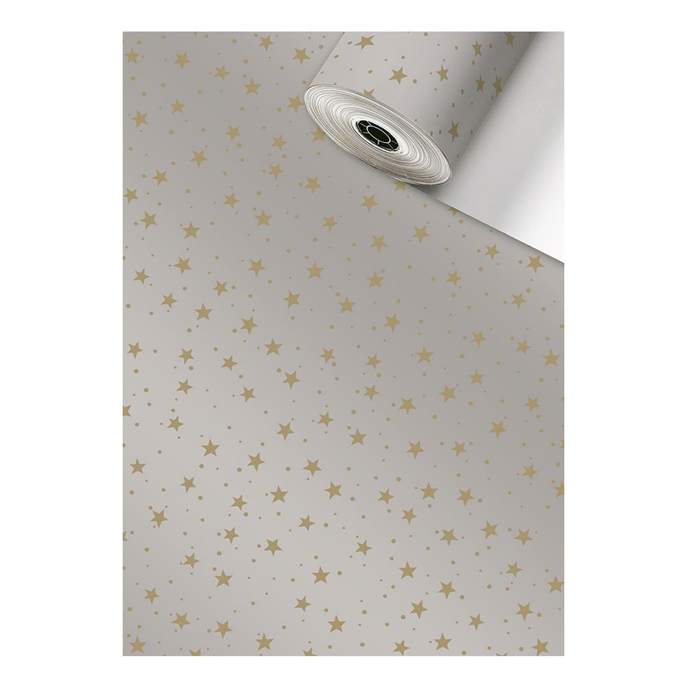 Geschenkpapier-Sécaré Rolle "Neal" 0,5x250m silber