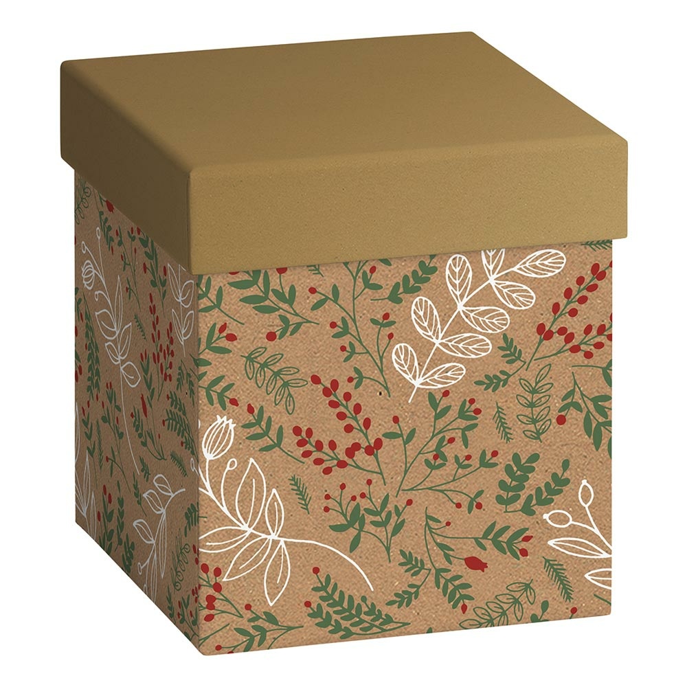 Geschenkbox "Jara" 11x11x12cm gold 