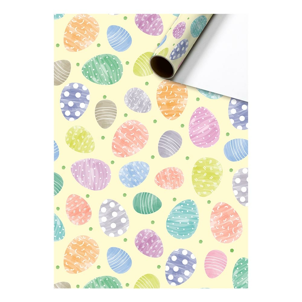 Geschenkpapier „Birgit“ 70x200cm gelb hell