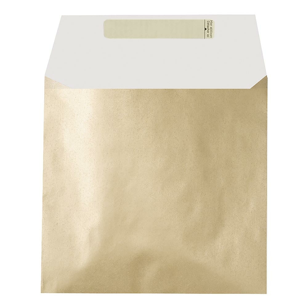 Geschenkbeutel „Uni Basic“ 17,5x4x16 + 6cm gold