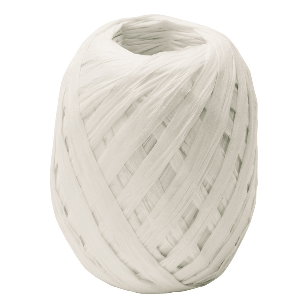 Papier-Raffia 7mmx30m weiss