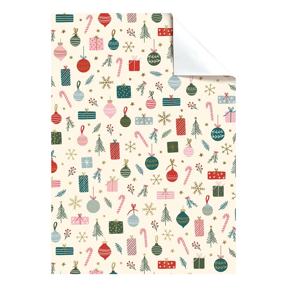 Geschenkpapier-Bogen "Noah" 50x70cm beige