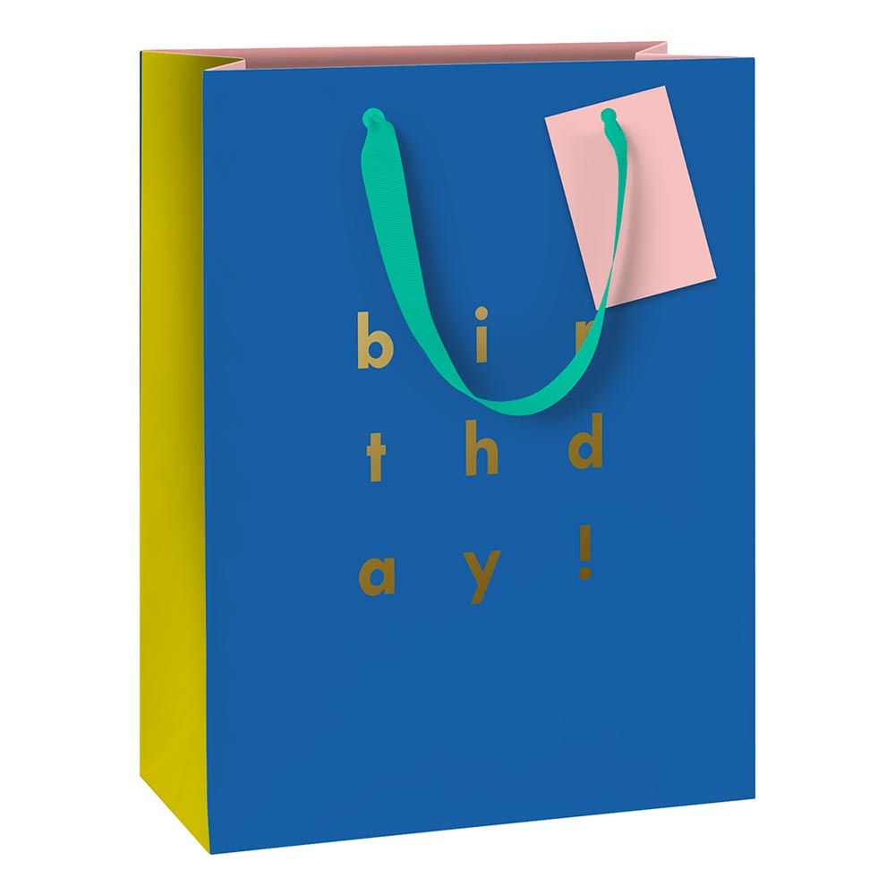 Geschenktasche „Benoni“ 23x13x30cm blau dunkel