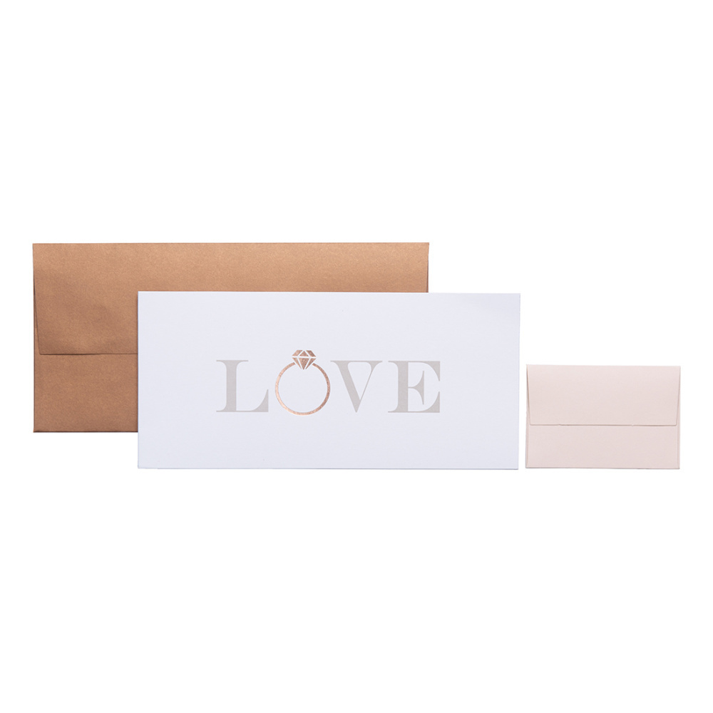 Geldgeschenkkarte „Danao“ 11x23cm weiss