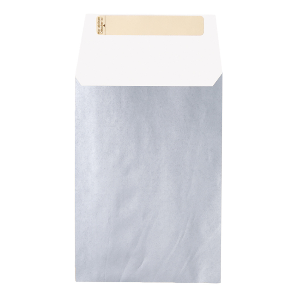 Geschenkbeutel „Uni Basic“ 12x22 + 6cm silber