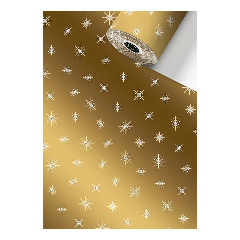 Geschenkpapier-Sécaré Rolle "Airi" 0,7x100m gold