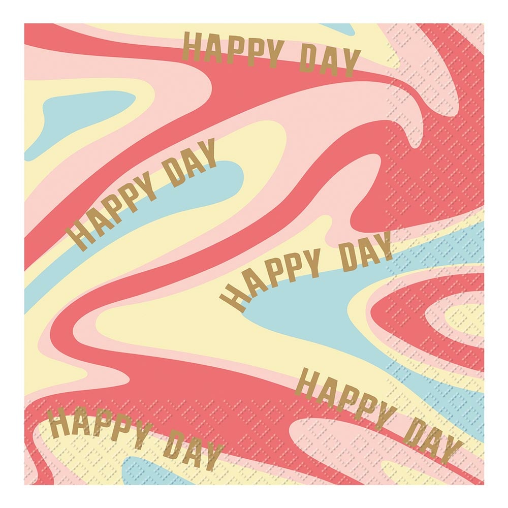 Serviette „Jovid“ 33x33cm gelb hell