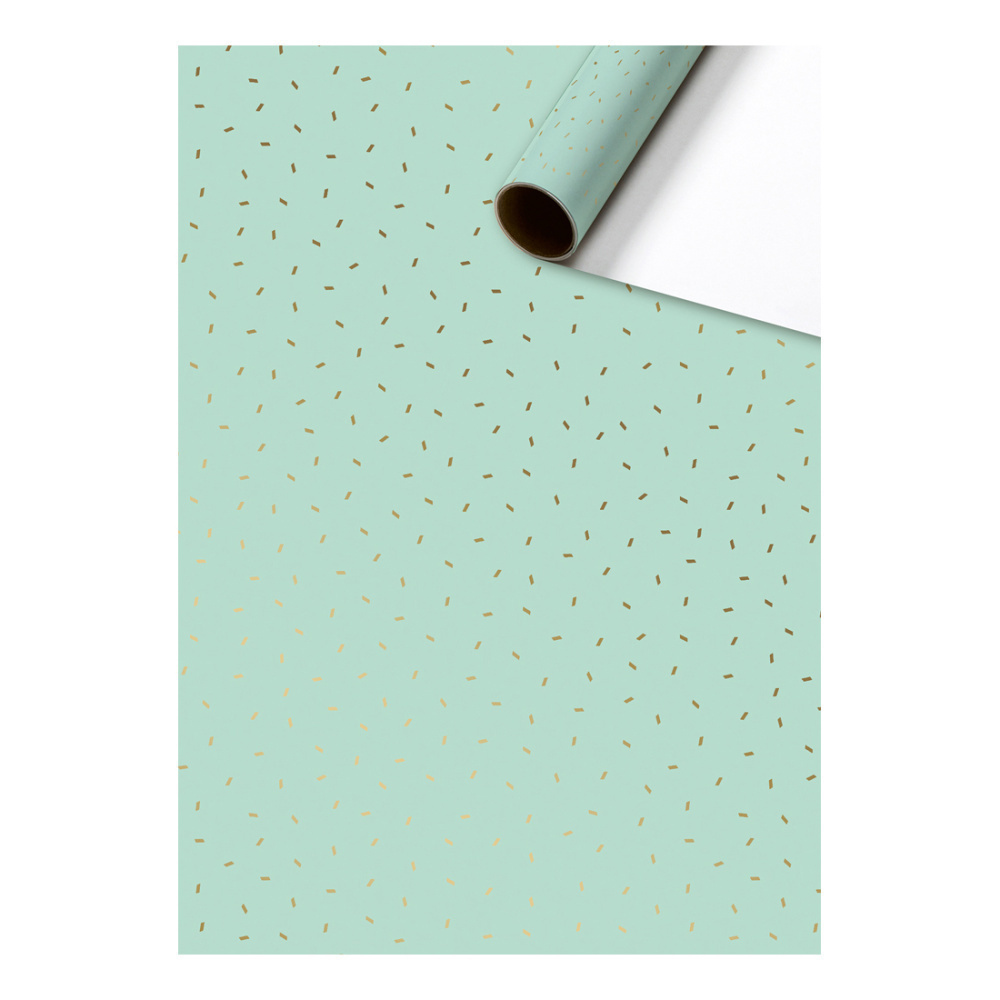 Geschenkpapier „Care“ 70x200cm grün hell