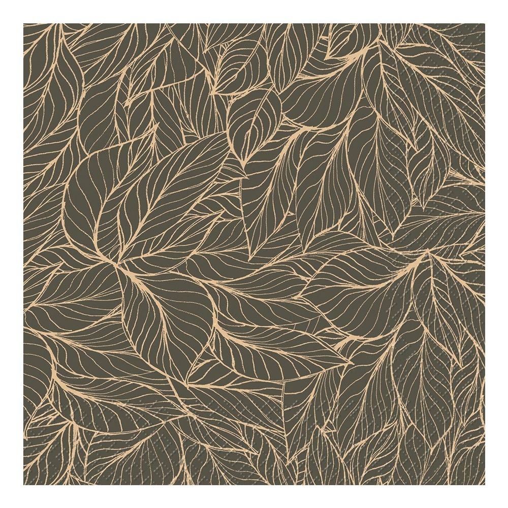 Serviette "Naha" 33x33cm grau