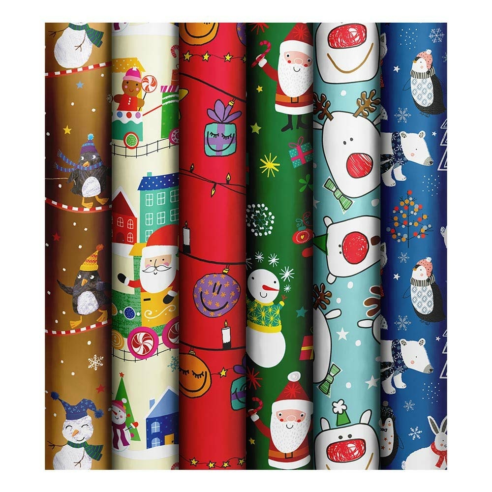 Geschenkpapier „Basic Xmas Kids“ 70x200cm